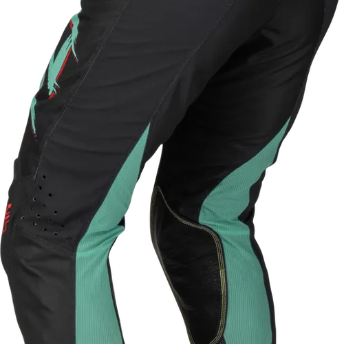 FLY RACING KINETIC S.E. RAVE PANTS - BLACK/MINT/RED 