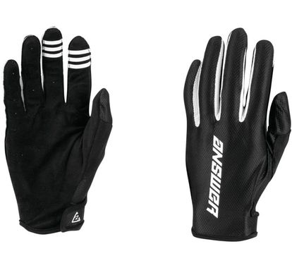 Answer Racing Men's Ascent Glove - BLK/WHT