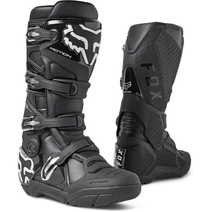 FOX RACING MOTION X OFFROAD BOOTS (BLACK)