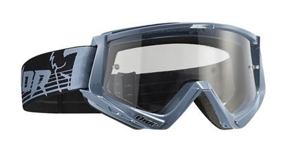 THOR MOTORCYCLE GOGGLES GOGGLE CONQUER STEEL/Black
