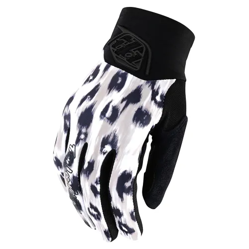 TROY LEE WOMENS LUXE GLOVE WILD CAT WHITE