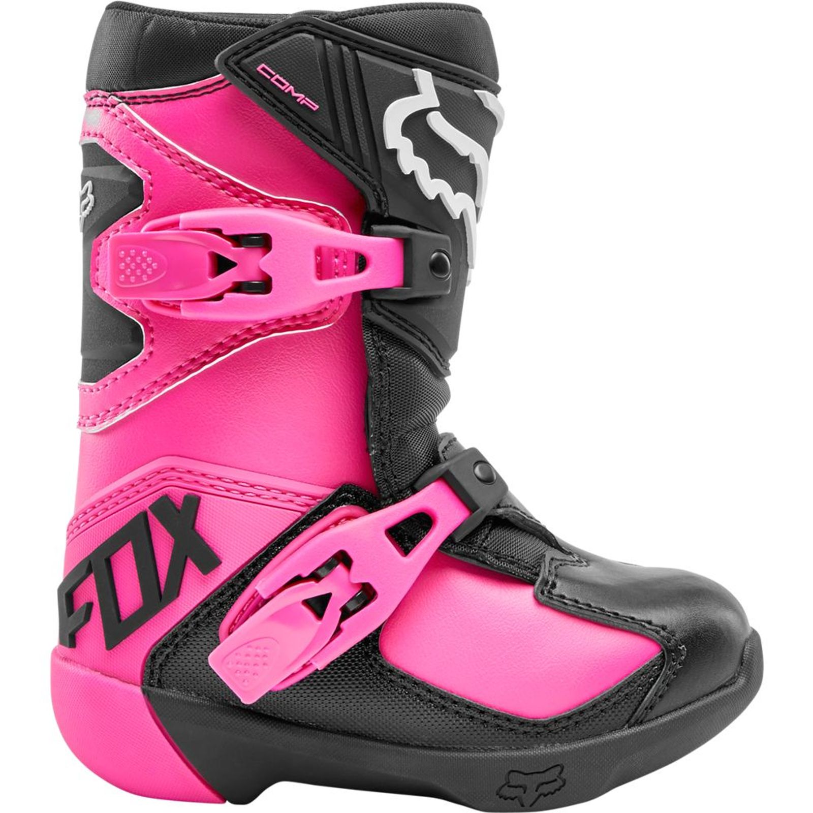 Kids Fox Racing Comp K Boot [Black/Pink]
