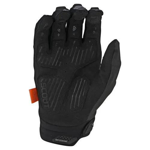TROY LEE SCOUT GAMBIT OFF-ROAD GLOVE SOLID BLACK CAMO 
