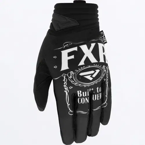 FXR Prime MX Glove (Conquer Black/White) - 233403-1201-