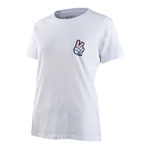 Troy Lee Designs Womens Short Sleeve Peace Out (White)