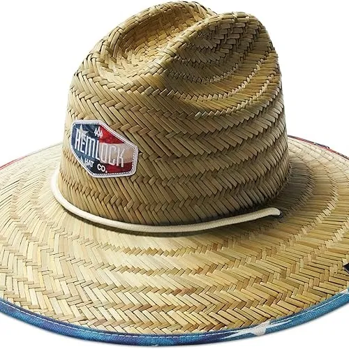 	Hemlock Hat Co. Big Kids Straw Hat (Brave - Big Kids) 22BV2BK