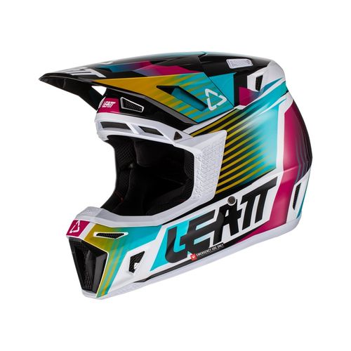 LEATT HELMET KIT MOTO 8.5 V22 - AQUA