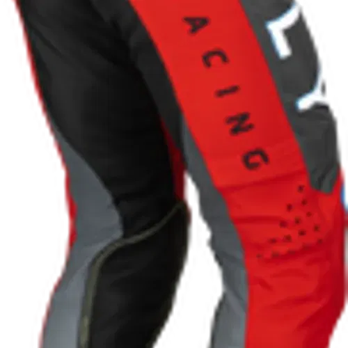 FLY RACING KINETIC KORE PANTS RED/GREY ADULT SIZES