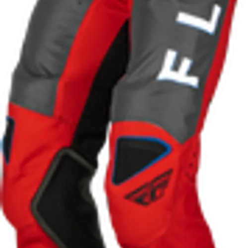 FLY RACING KINETIC KORE PANTS RED/GREY ADULT SIZES