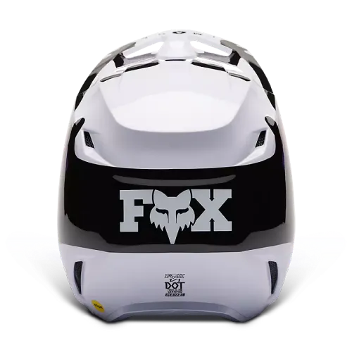 FOX RACING V1 KOZMIK HELMET [BLACK/WHITE]