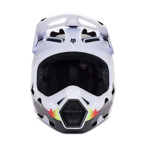 FOX RACING V1 KOZMIK HELMET [BLACK/WHITE]