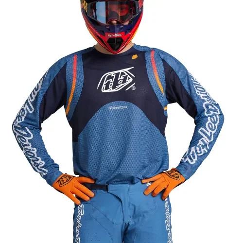 Troy Lee Designs SE Pro Air Jersey Pinned (Blue)