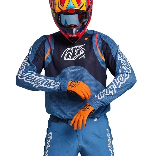 Troy Lee Designs SE Pro Air Jersey Pinned (Blue)