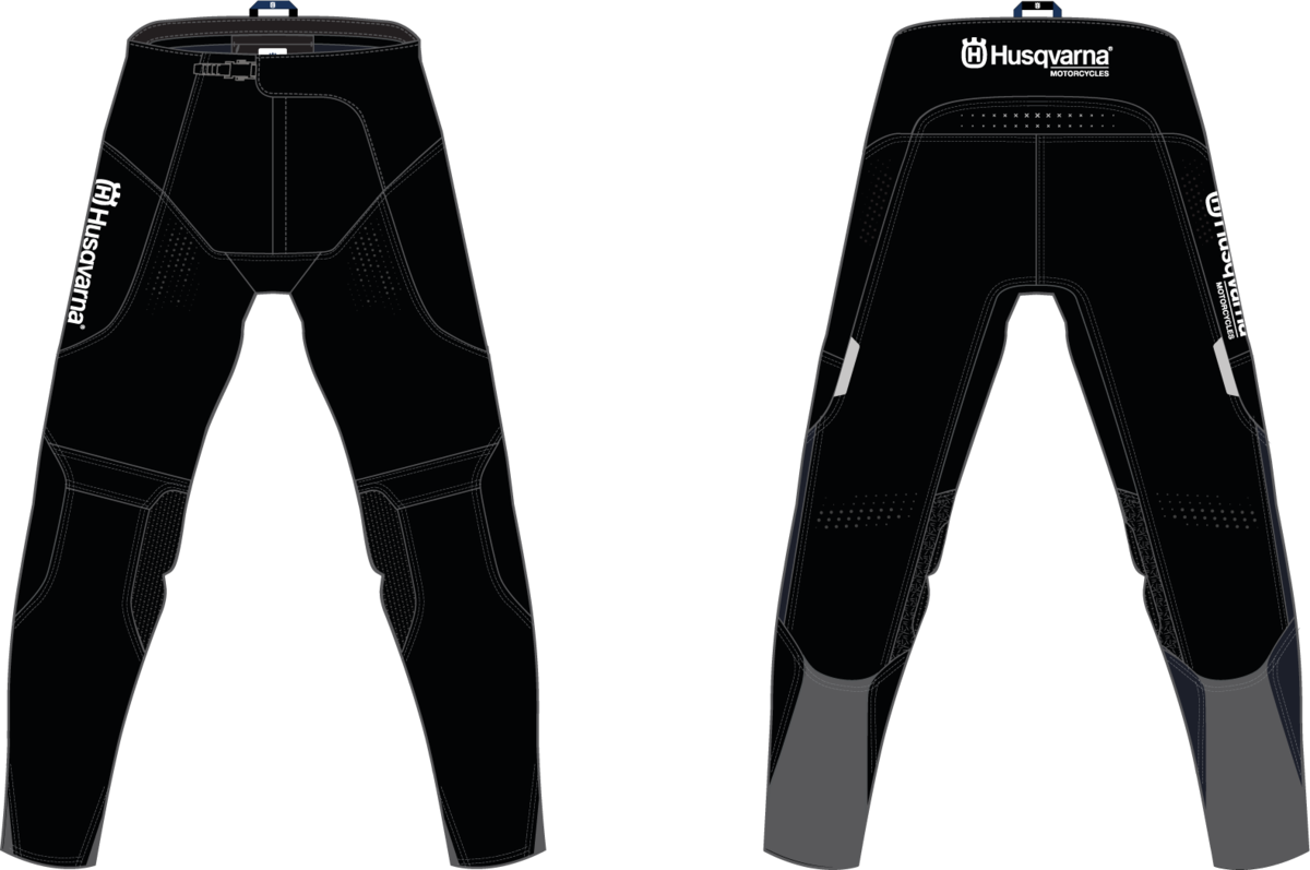 HUSQVARNA RAILED PANTS (BLACK)