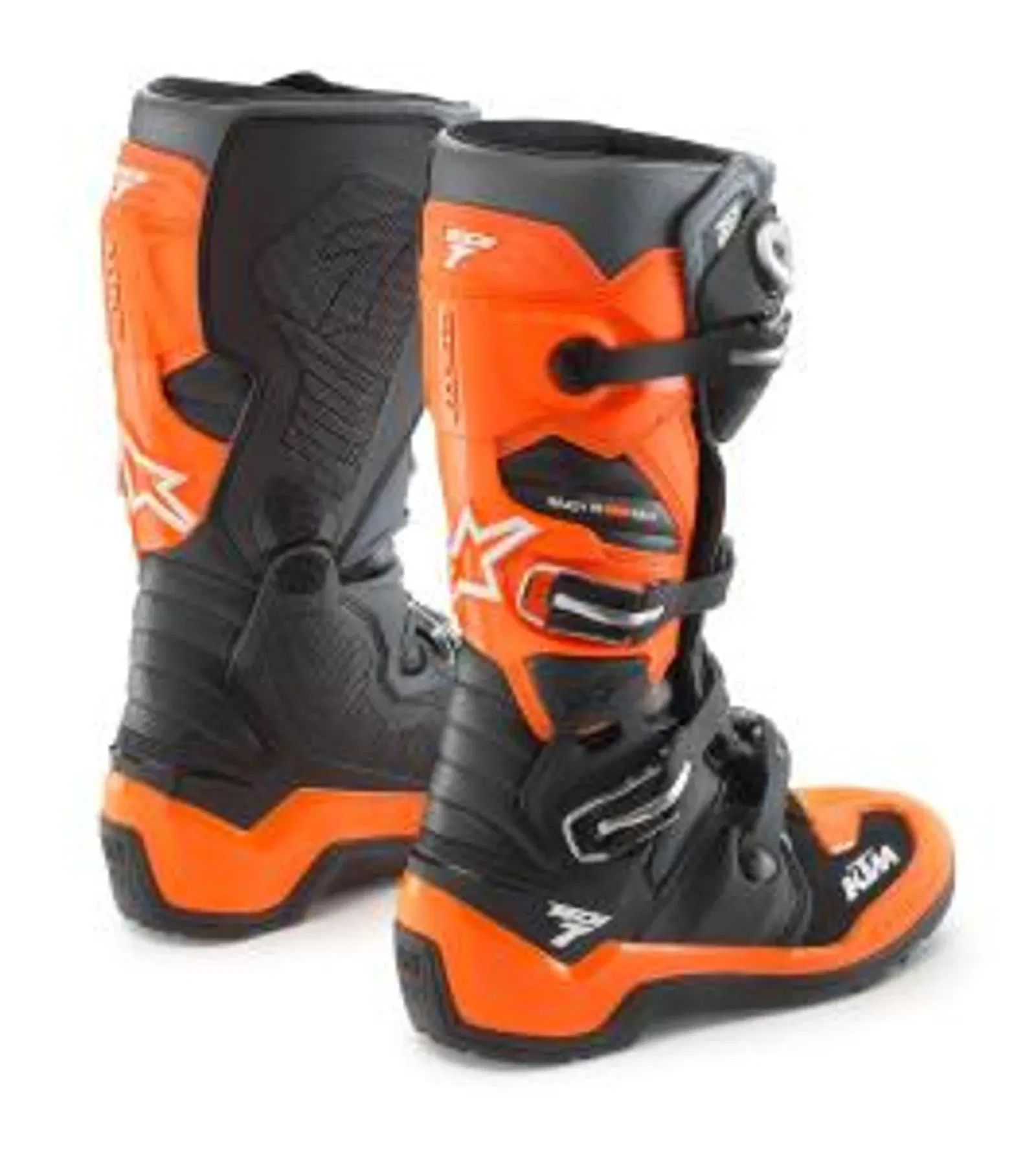 KTM TECH 7 EXC BOOTS by Alpinestars (GREY/ORANGE/BLACK)