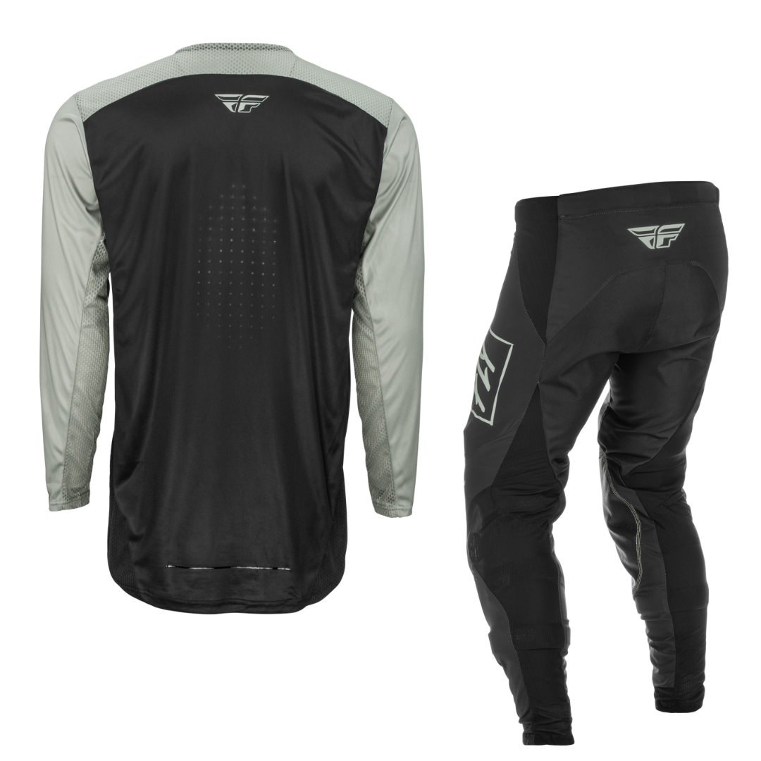 FLY RACING LITE BLACK/GREY JERSEY + PANT SET