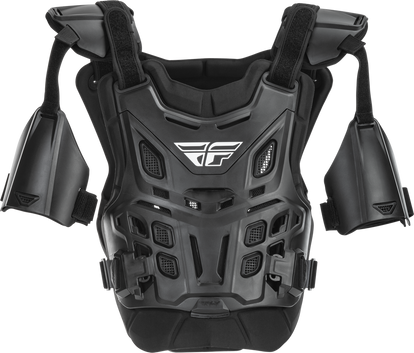 FLY RACING CE REVEL XL ROOST GUARD OFROAD BLACK WHITE