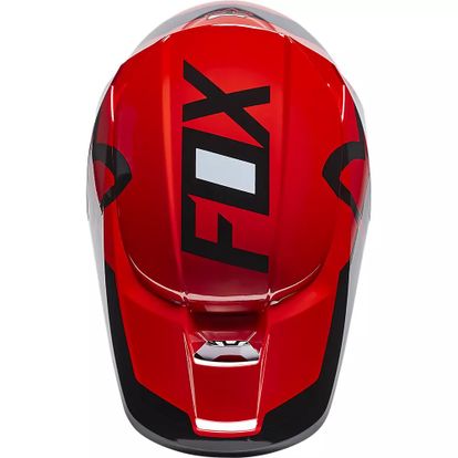 FOX V1 LUX HELMET - FLO RED - ADULT SIZES