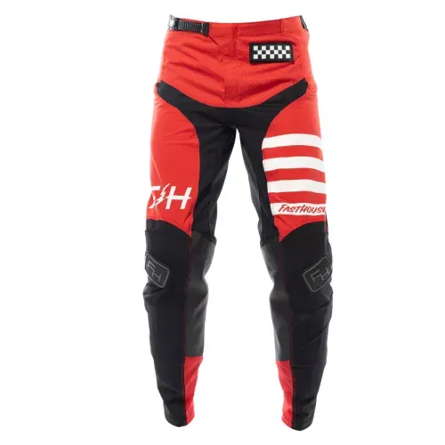 Fasthouse Elrod Pant - Red/Black - Size 38