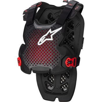 Alpinestars A-1 Pro Chest Guard - Anthracite/Black/Red