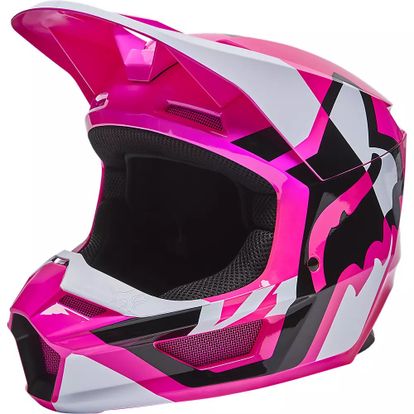 FOX V1 LUX HELMET - PINK - ADULT SIZES