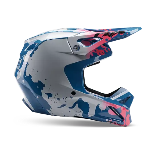 FOX RACING V1 MORPHIC HELMET [BLUEBERRY] - SIZE 2XL