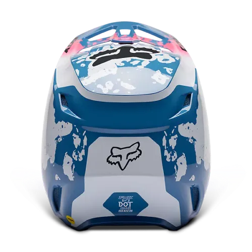 FOX RACING V1 MORPHIC HELMET [BLUEBERRY] - SIZE 2XL