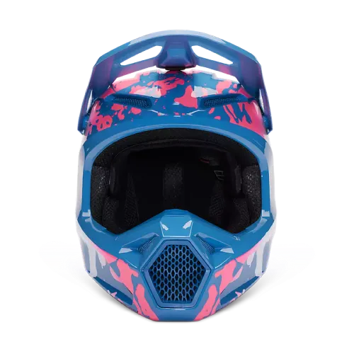 FOX RACING V1 MORPHIC HELMET [BLUEBERRY] - SIZE 2XL