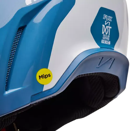 FOX RACING V1 MORPHIC HELMET [BLUEBERRY] - SIZE 2XL