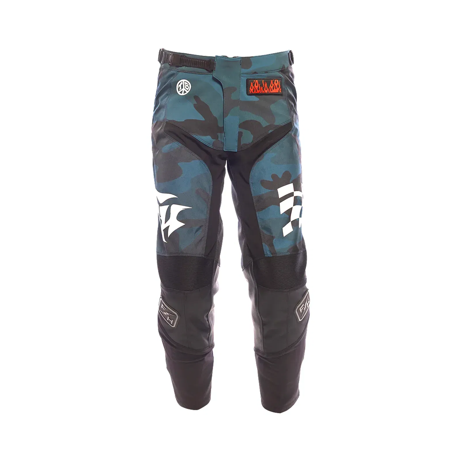 Fasthouse Grindhouse Bereman Youth Pant - Blue Camo