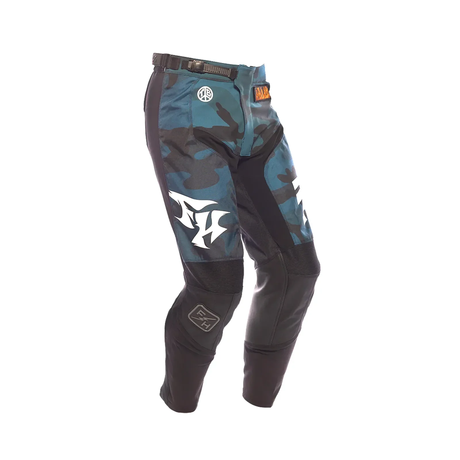 Fasthouse Grindhouse Bereman Youth Pant (Blue Camo)