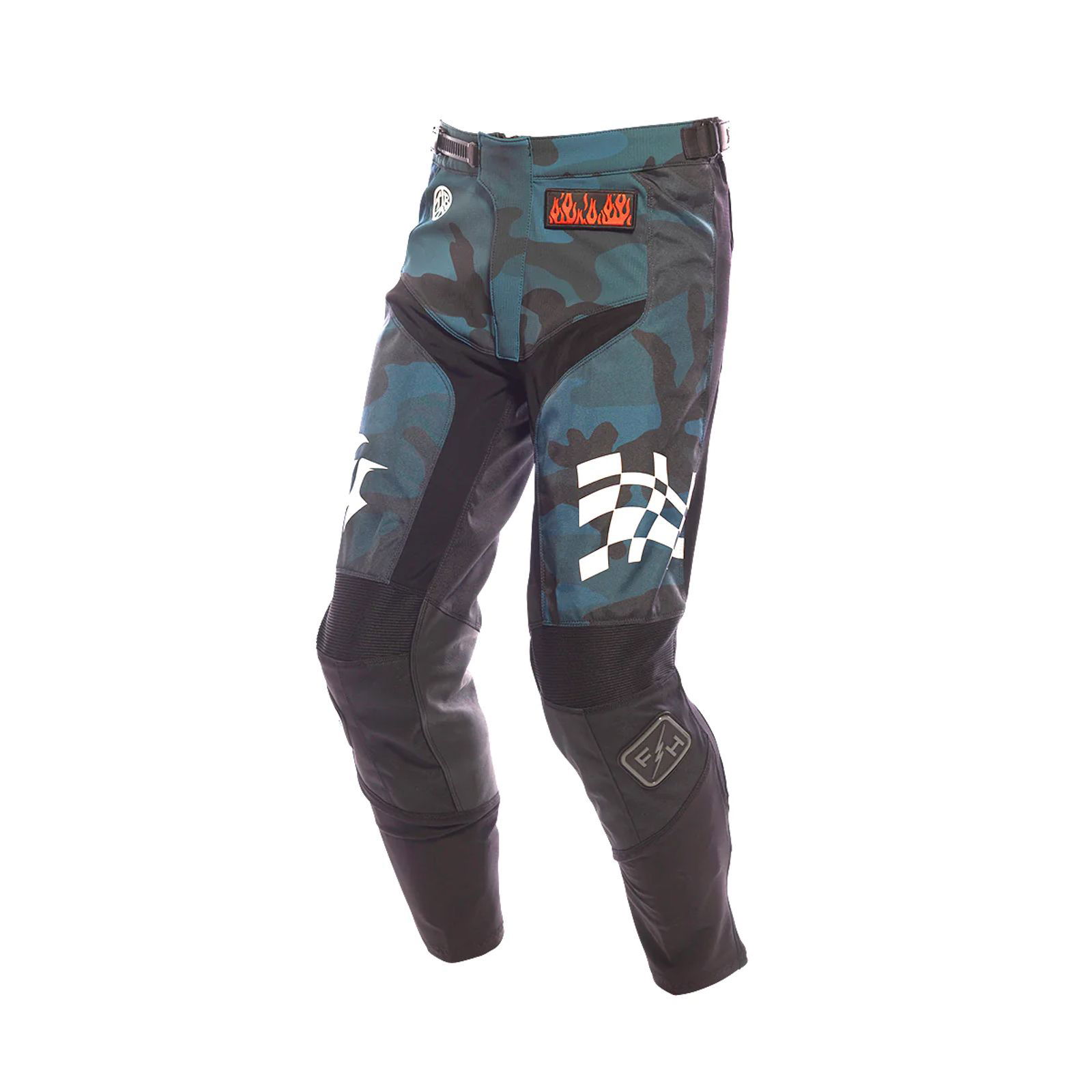 Fasthouse Grindhouse Bereman Youth Pant - Blue Camo