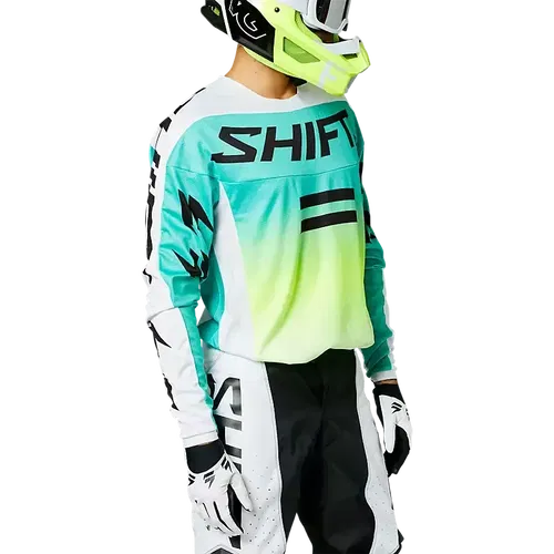 Shift White Label Fade Jersey (White/Green) (Small) 27563-076-S