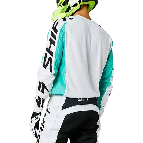 Shift White Label Fade Jersey (White/Green) (Small) 27563-076-S