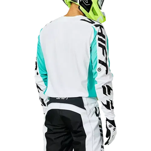 Shift White Label Fade Jersey (White/Green) (Small) 27563-076-S