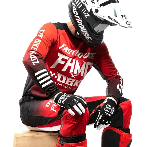 FastHouse Grindhouse Twitch Jersey (Red/Black)