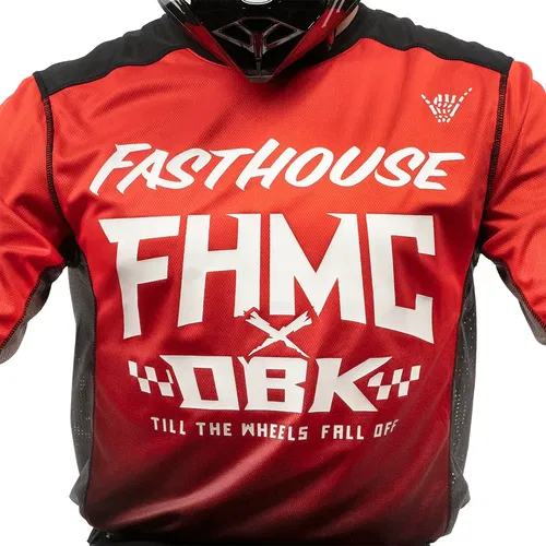 FastHouse Grindhouse Twitch Jersey (Red/Black)