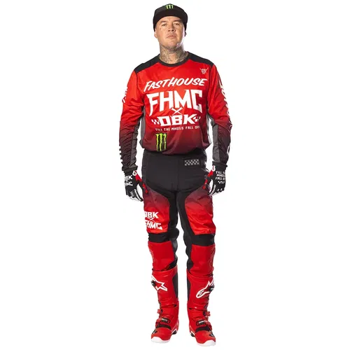 FastHouse Grindhouse Twitch Jersey (Red/Black)