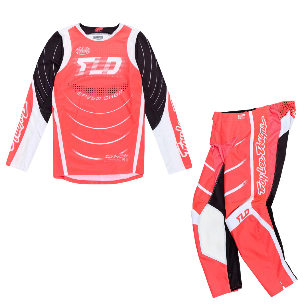 Troy Lee Designs GP Pro Spun Red Jersey + Pant Set