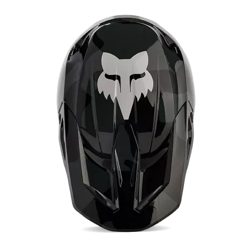 Fox Racing V1 Bnkr Helmet (Black Camouflage)