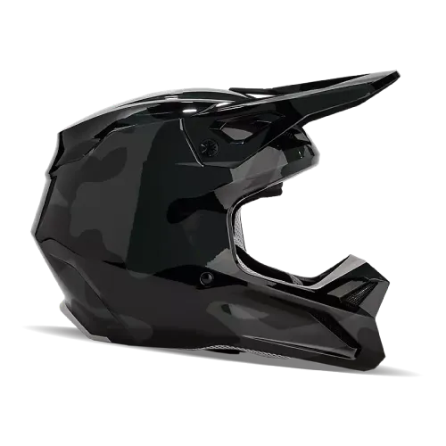 Fox Racing V1 Bnkr Helmet (Black Camouflage)