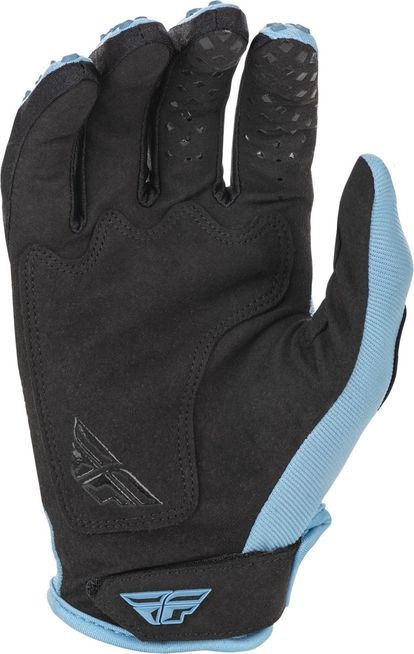 FLY RACING YOUTH KINETIC GLOVES - LIGHT BLUE - YOUTH SIZES