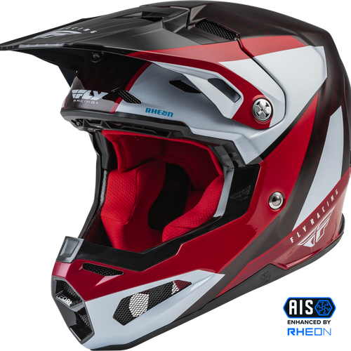 Fly Racing Youth Formula Carbon Prime Helmet - Red/White - Youth Large