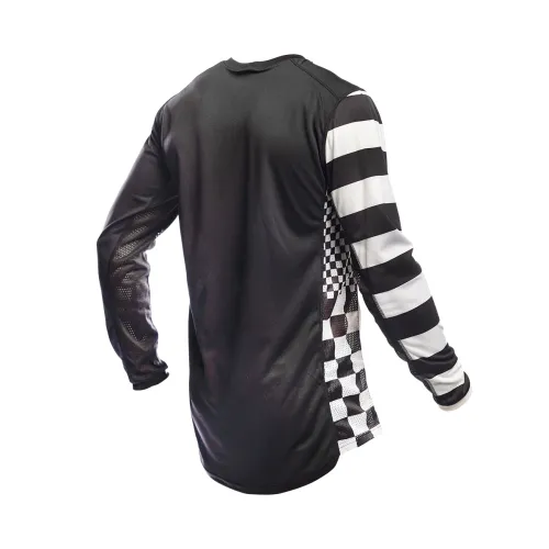 Fasthouse Hot Wheels Grindhouse Youth Jersey - White/Black - Youth Large