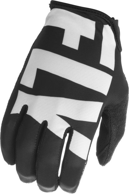 FLY RACING MEDIA GLOVES - BLACK/WHITE