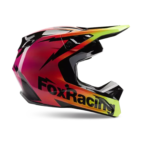 FOX RACING V1 STATK HELMET [MULTI COLOR] - SIZE 2XL