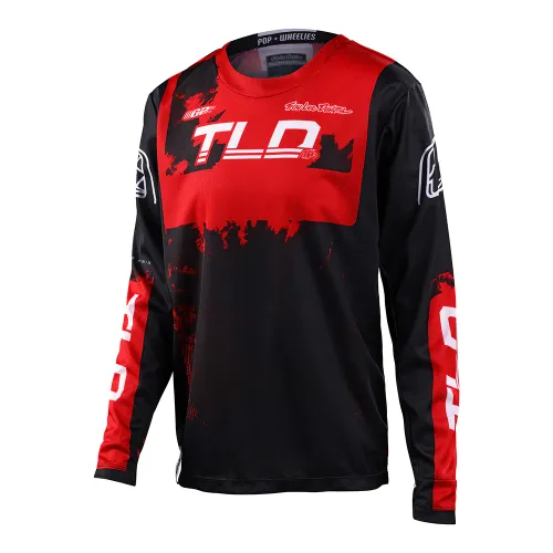 TROY LEE DESIGNS YOUTH GP JERSEY ASTRO RED / BLACK YOUTH SIZES