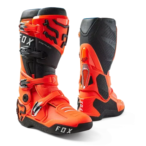 FOX RACING INSTINCT BOOTS (FLUORESCENT ORANGE) 24347-824-