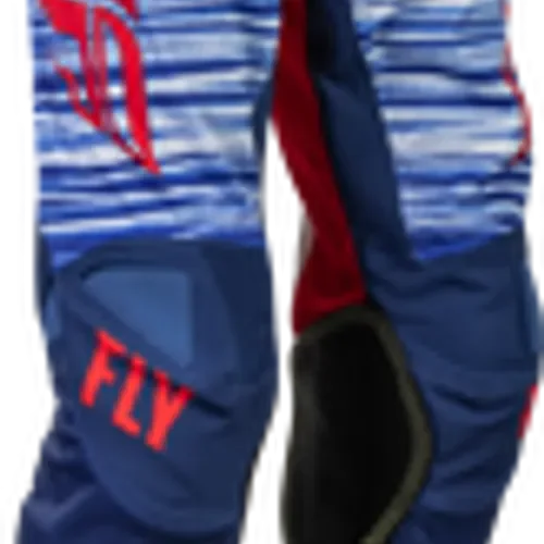 FLY RACING YOUTH KINETIC MESH PANTS RED/WHITE/BLUE YOUTH SIZES