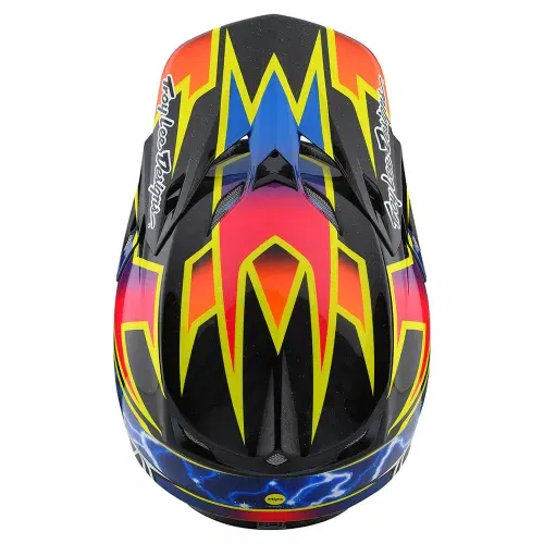 TROY LEE DESIGNS SE5 CARBON HELMET W/MIPS - LIGHTNING BLACK - 17132500x